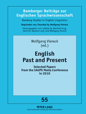 cover image of English Past and Present